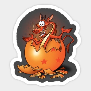 Dragon surprise Sticker